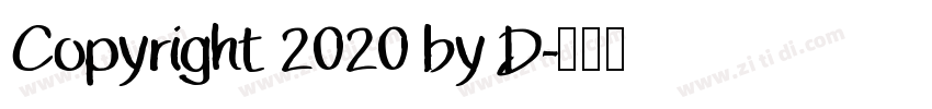 Copyright 2020 by D字体转换